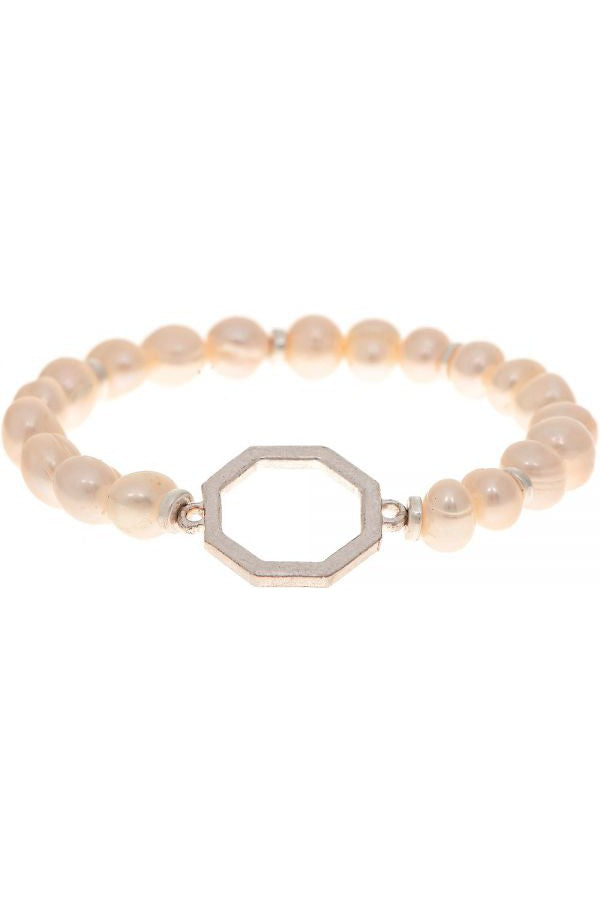 Rain Jewelry Collection Silver Shell Pearl Teardrop Earring-Earrings-Rain Jewelry Collection-Deja Nu Boutique, Women's Fashion Boutique in Lampasas, Texas