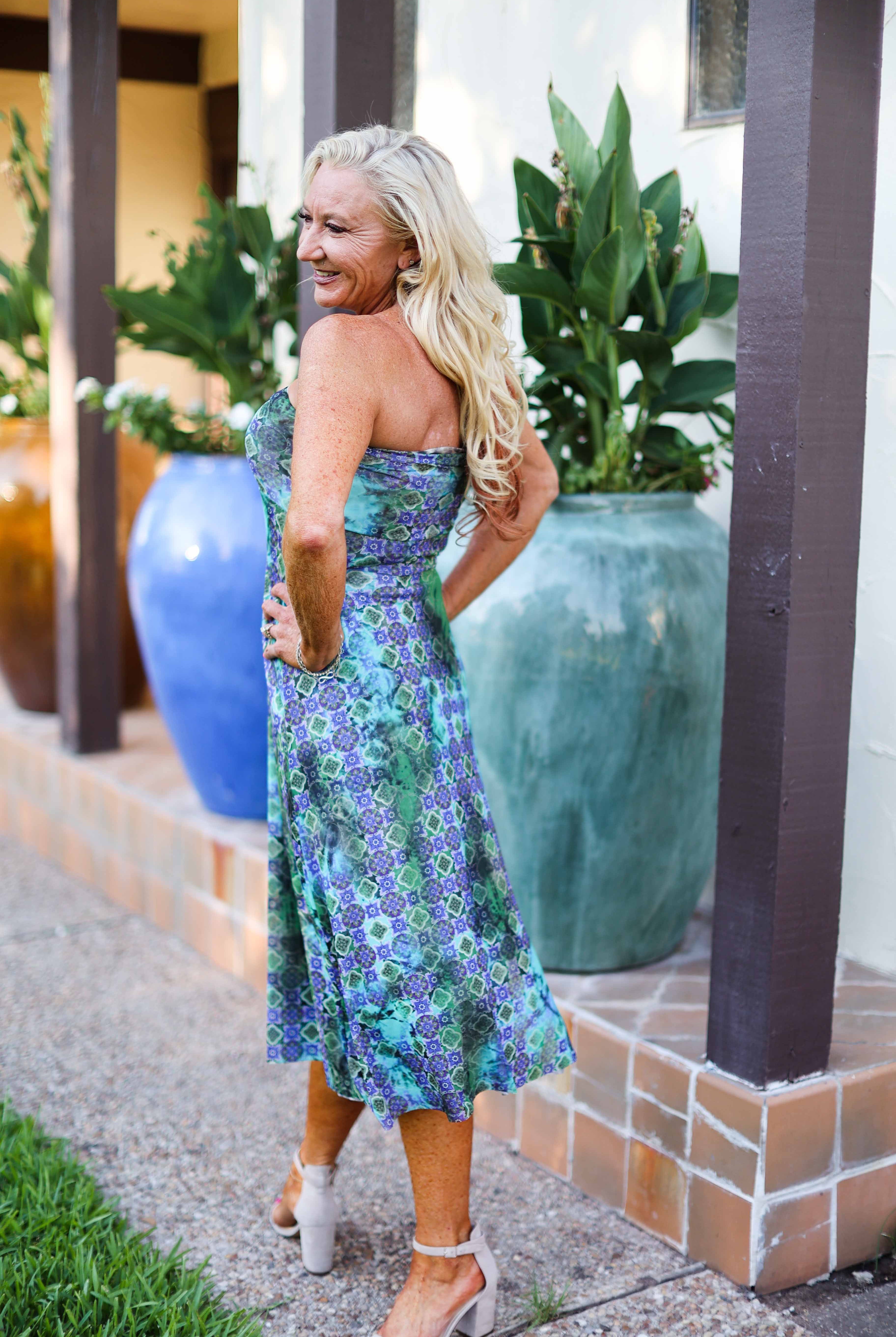 Save The Faith Animal Medallion Long Reversible Skirt/Dress-Skirts-Save The Faith-Deja Nu Boutique, Women's Fashion Boutique in Lampasas, Texas