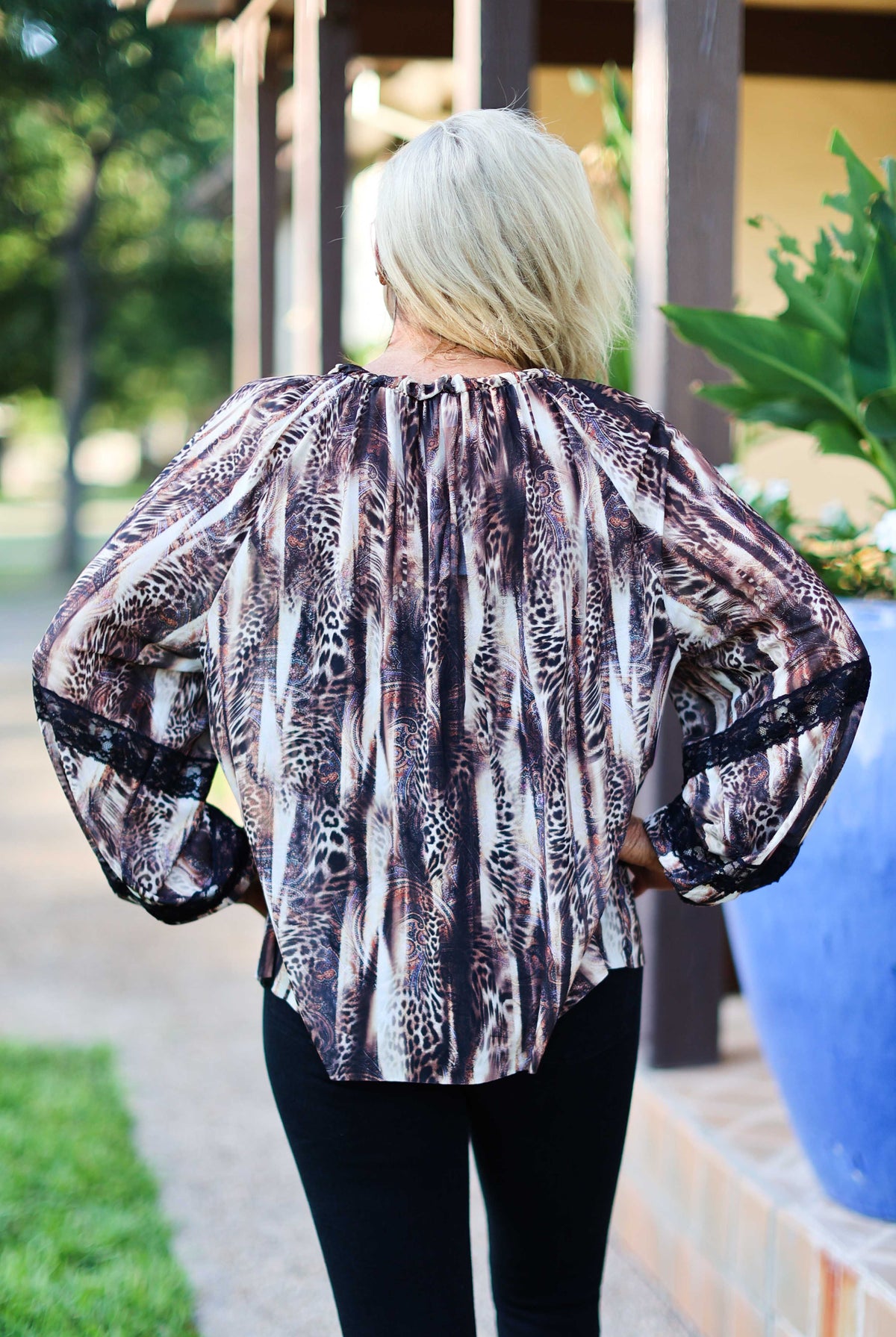 Save The Faith Fiery Feline Boho Top-Tops-Save The Faith-Deja Nu Boutique, Women's Fashion Boutique in Lampasas, Texas