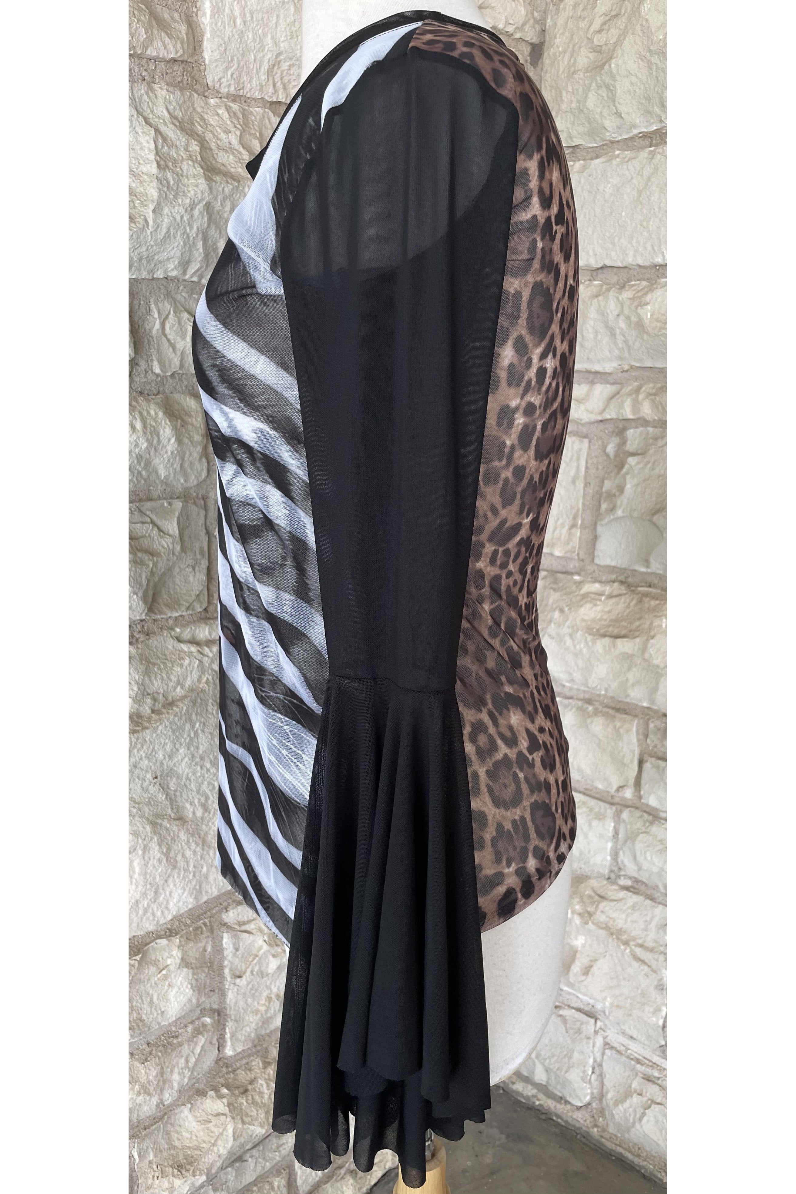 Save The Faith White Tiger Long Sleeve Top-Tops-Save The Faith-Deja Nu Boutique, Women's Fashion Boutique in Lampasas, Texas