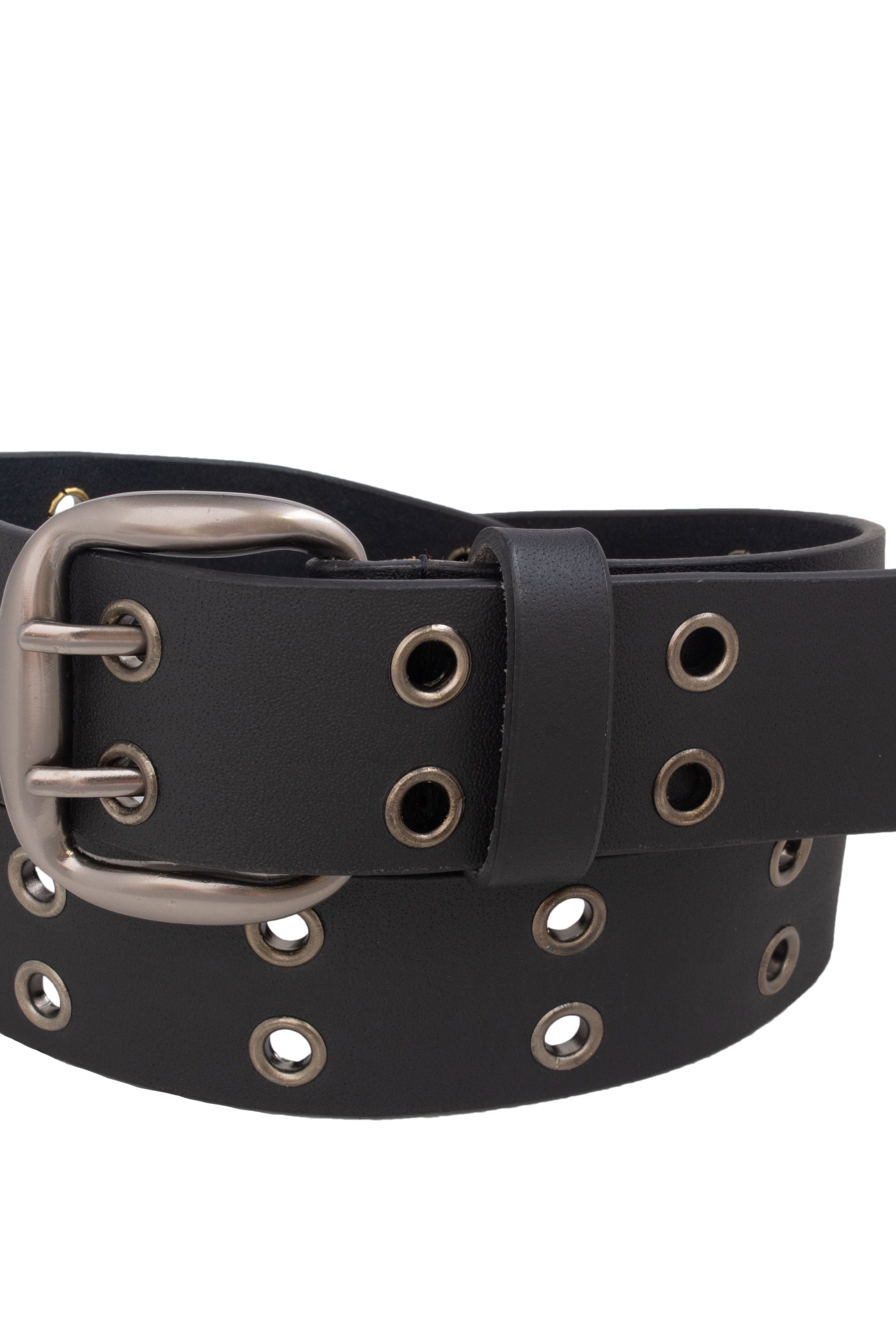 Silver Jeans Co. 38mm Heavyweight Genuine Leather Belt In Black-Belts-Silver Jeans-Deja Nu Boutique, Women's Fashion Boutique in Lampasas, Texas