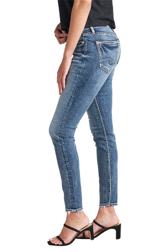 Silver Jeans Suki Mid Rise Skinny In Indigo 31 Inch-Jeans-Silver Jeans-Deja Nu Boutique, Women's Fashion Boutique in Lampasas, Texas