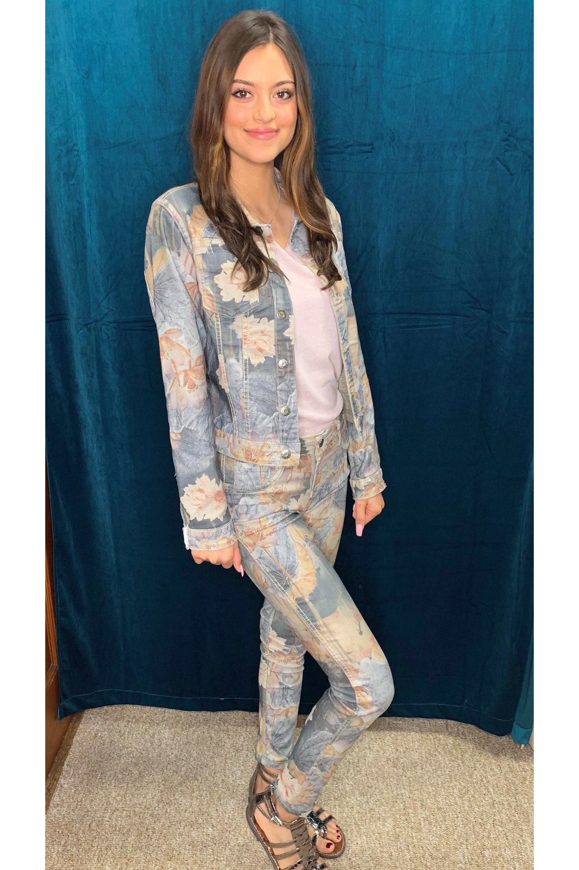 Tempo Mauve Short Sleeve Basic Tee-Tops-Tempo Paris-Deja Nu Boutique, Women's Fashion Boutique in Lampasas, Texas