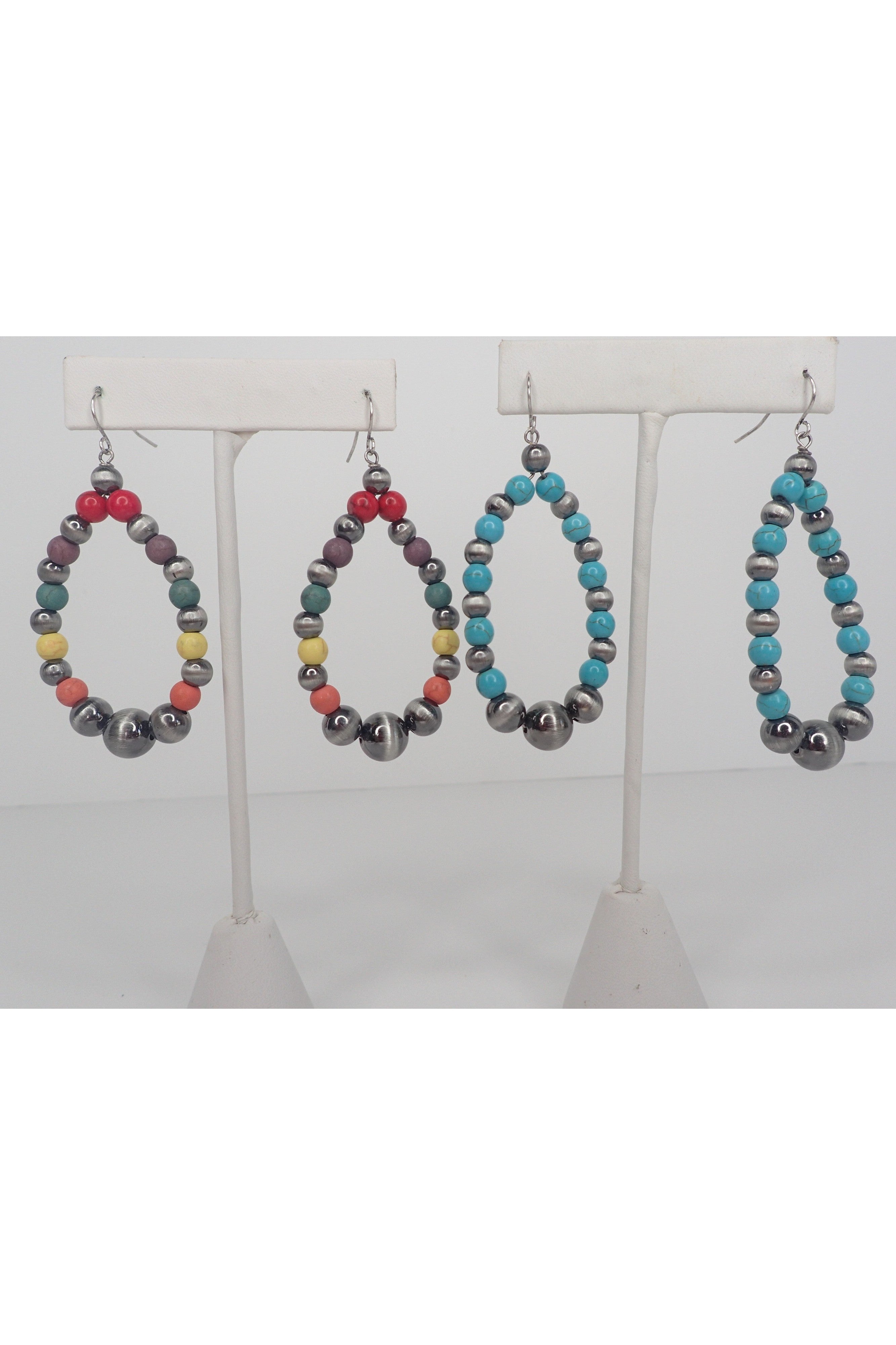 Emma Colored Bead Choker - Two Colors-Necklaces-Emma-Deja Nu Boutique, Women's Fashion Boutique in Lampasas, Texas