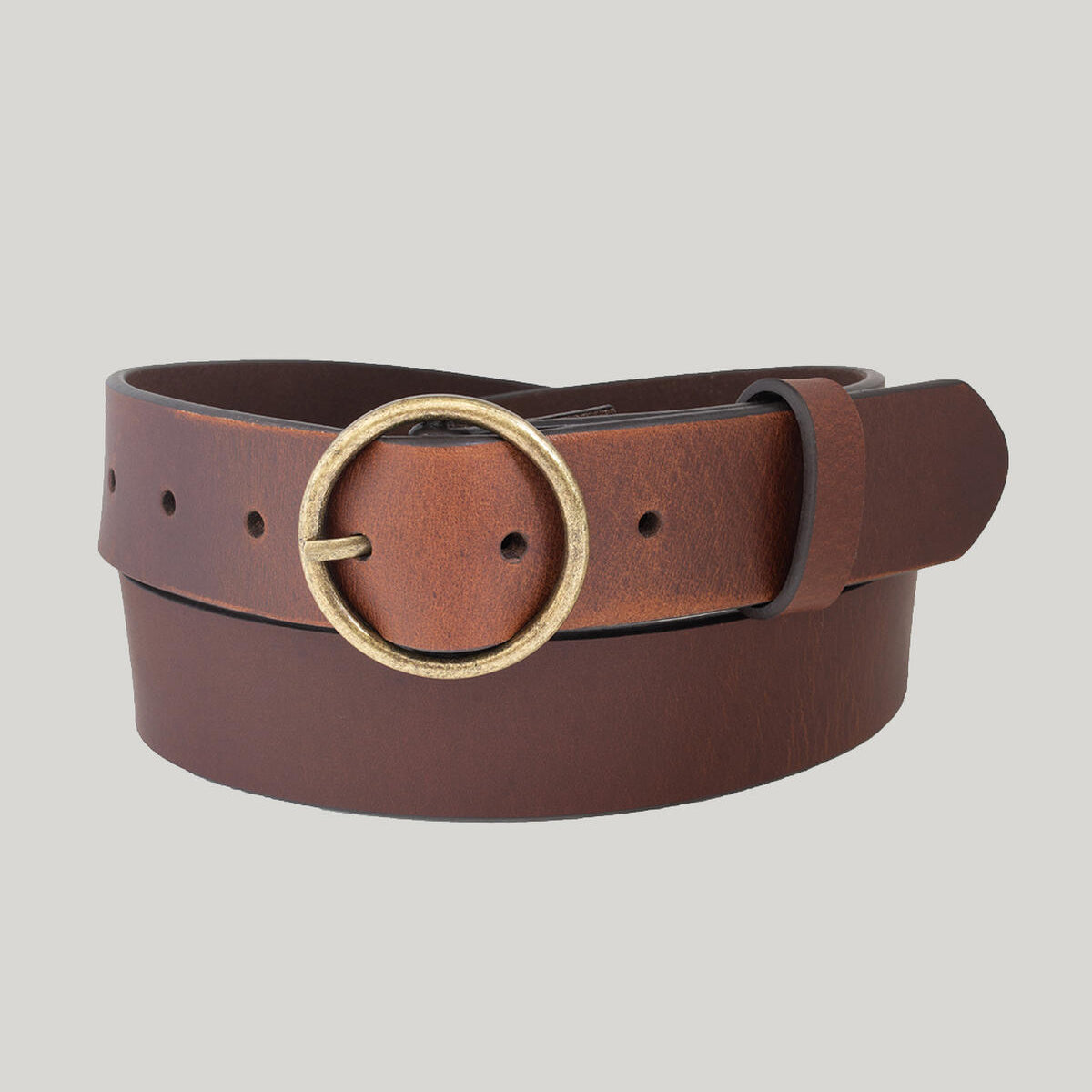 5276 Women\'s Circular Center Bar Buckle Belt, Black Fashion Circle Belt - Black | Levi main image 4