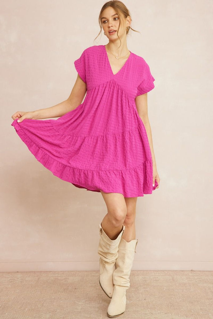 Pink Flowy Dress | Deja Nu Boutique | Lampasas, TX