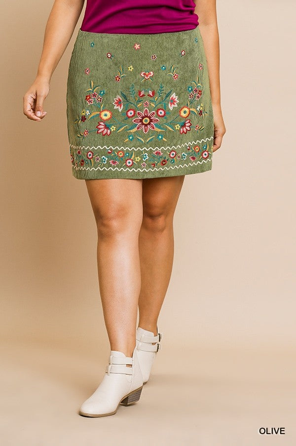 Our curvy and plus sized skirts both short and long.