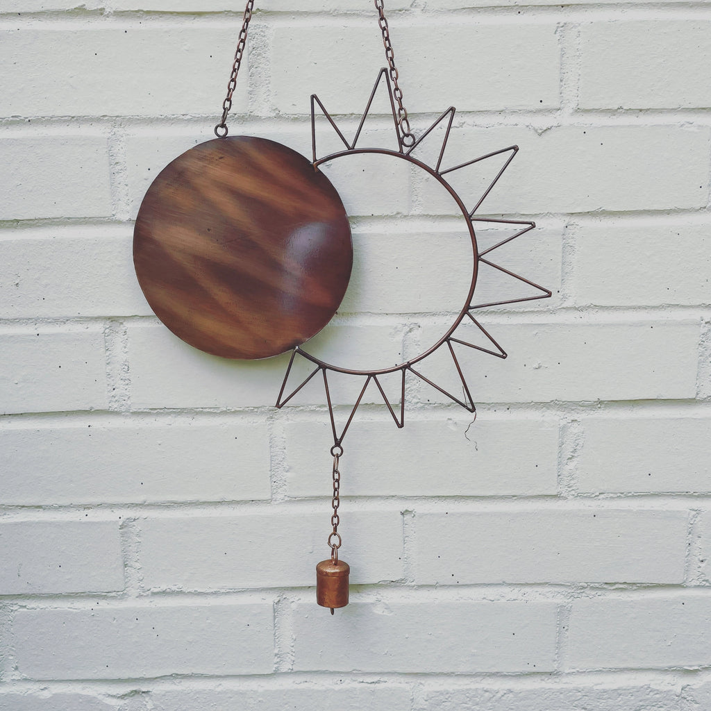 2024 Totality Eclipse Edition: Metal Sun And Moon Eclipse Chime For Timeless Celestial Harmony-Eclipse Wind Chime-Deja Nu Tx-Deja Nu Boutique, Women's Fashion Boutique in Lampasas, Texas
