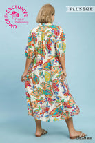 Umgee Mix Paisley Print Maxi Dress-Curvy/Plus Maxi Dresses-Umgee-Deja Nu Boutique, Women's Fashion Boutique in Lampasas, Texas