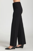 APNY Black Front Zip Pant with Pin-Tucked Leg-Bottoms-APNY-Deja Nu Boutique, Women's Fashion Boutique in Lampasas, Texas