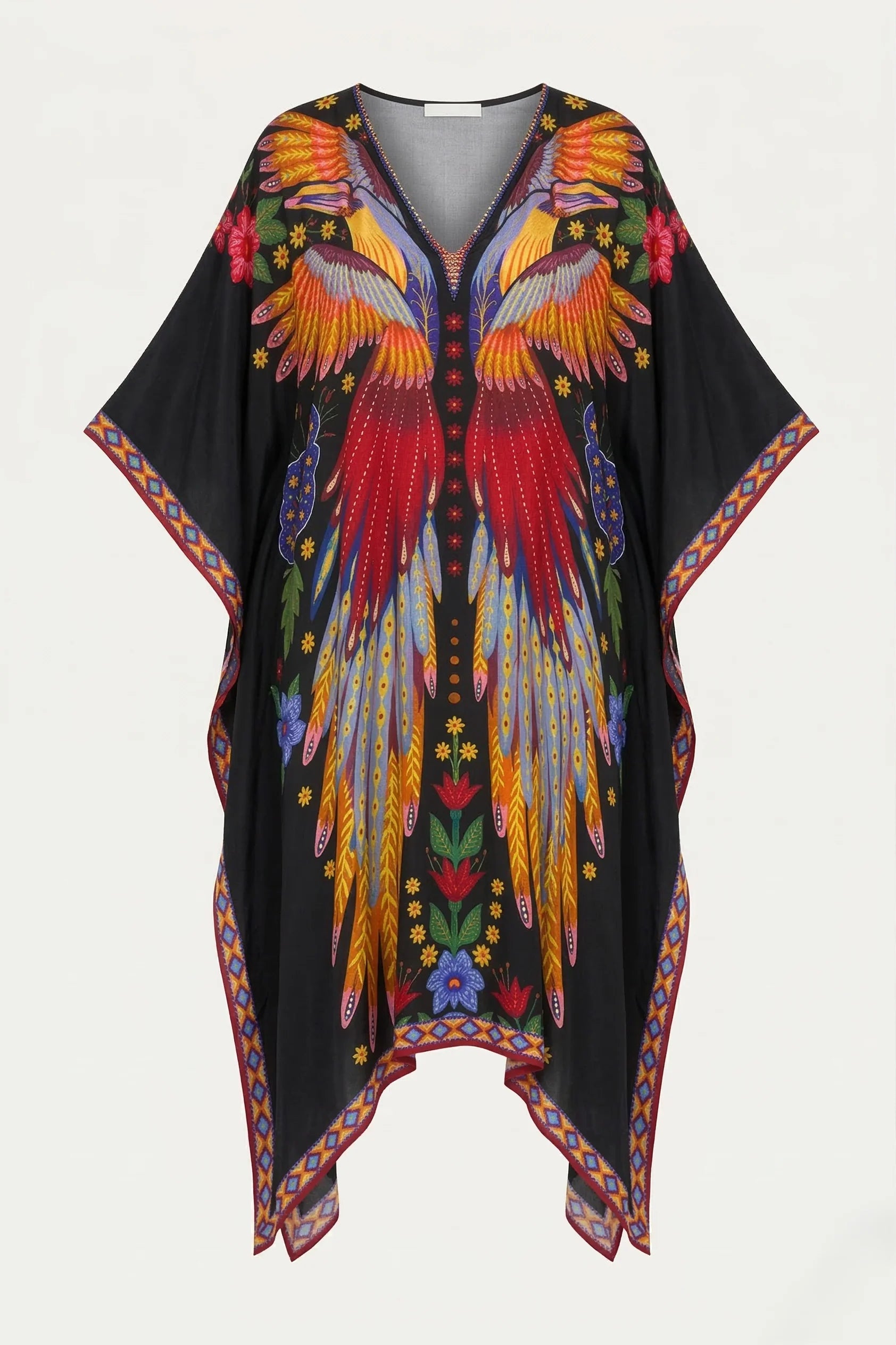 APNY Boho Phoenix Kaftan Dress-Kaftan-APNY-Deja Nu Boutique, Women's Fashion Boutique in Lampasas, Texas