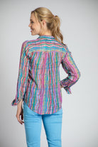 APNY Candle Wax Button-Front Shirt-Tops-APNY-Deja Nu Boutique, Women's Fashion Boutique in Lampasas, Texas