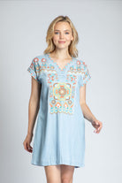 APNY Embroidered Boho Inspired Dress-Dresses-APNY-Deja Nu Boutique, Women's Fashion Boutique in Lampasas, Texas