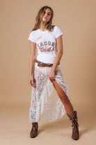 All Us Tacos and Tequila Babe Tee in A White Rhinestone Fiesta Graphic-Tops-All Us-Deja Nu Boutique, Women's Fashion Boutique in Lampasas, Texas