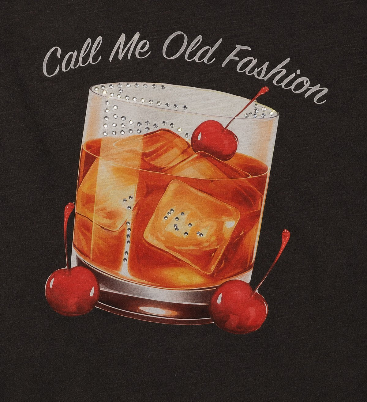 All Us "Call Me Old Fashioned" Rhinestone Slub Boy Tee-T-Shirts-All Us-Deja Nu Boutique, Women's Fashion Boutique in Lampasas, Texas