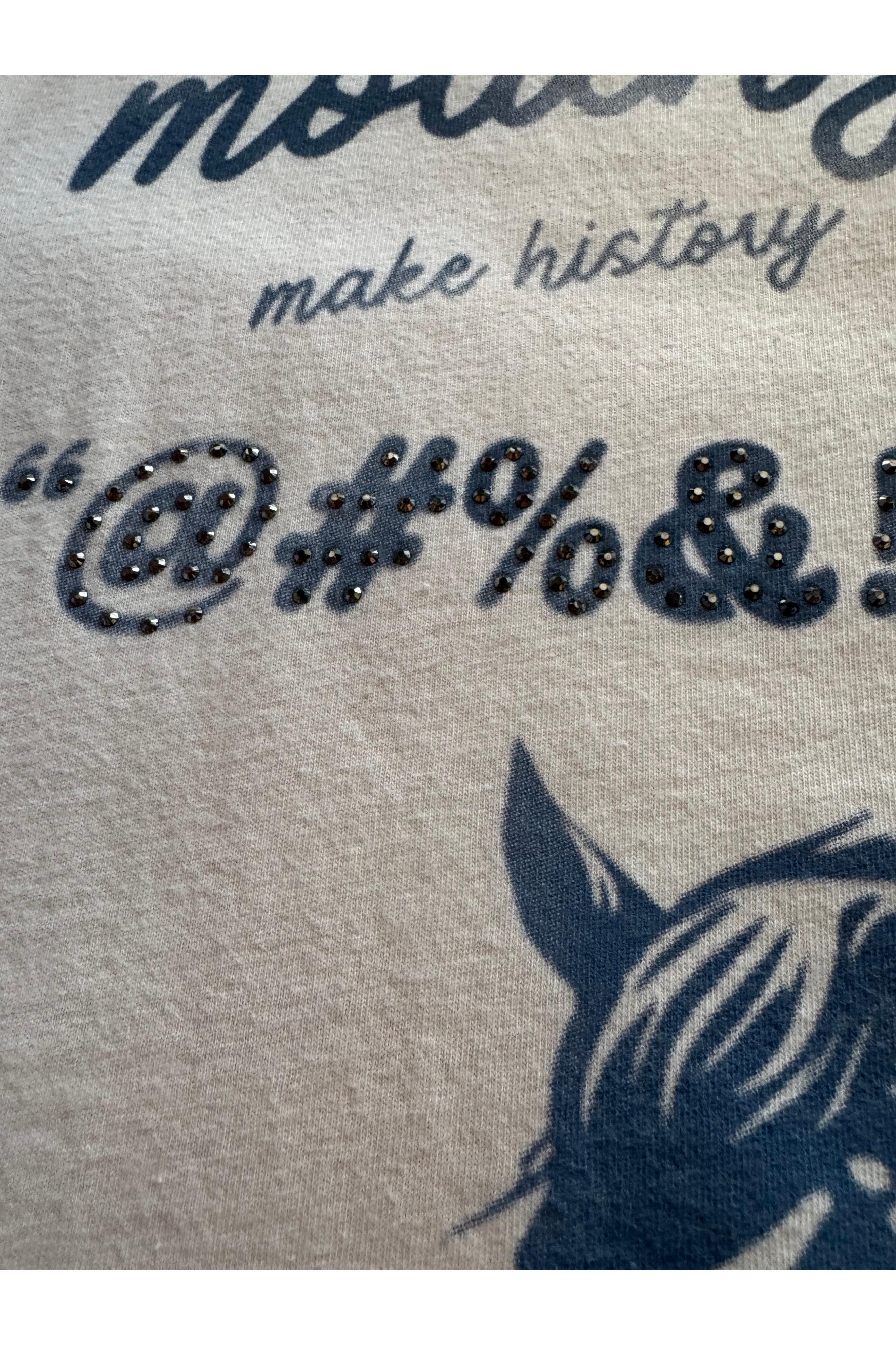 All Us Mouthy Women Boy Tee in Peach A Rhinestone Embellished Western Graphic T-Shirt-Tops-All Us-Deja Nu Boutique, Women's Fashion Boutique in Lampasas, Texas