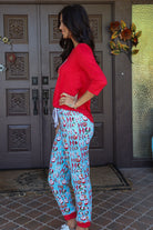 Amanda Blu & Co Christmas Ho Ho Ho Ladies Pajama Jogger Set-Sleepwear-Amanda Blu & Co-Deja Nu Boutique, Women's Fashion Boutique in Lampasas, Texas