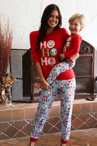 Amanda Blu & Co Christmas Ho Ho Ho Toddler Pajama Set-Sleepwear-Amanda Blu & Co-Deja Nu Boutique, Women's Fashion Boutique in Lampasas, Texas