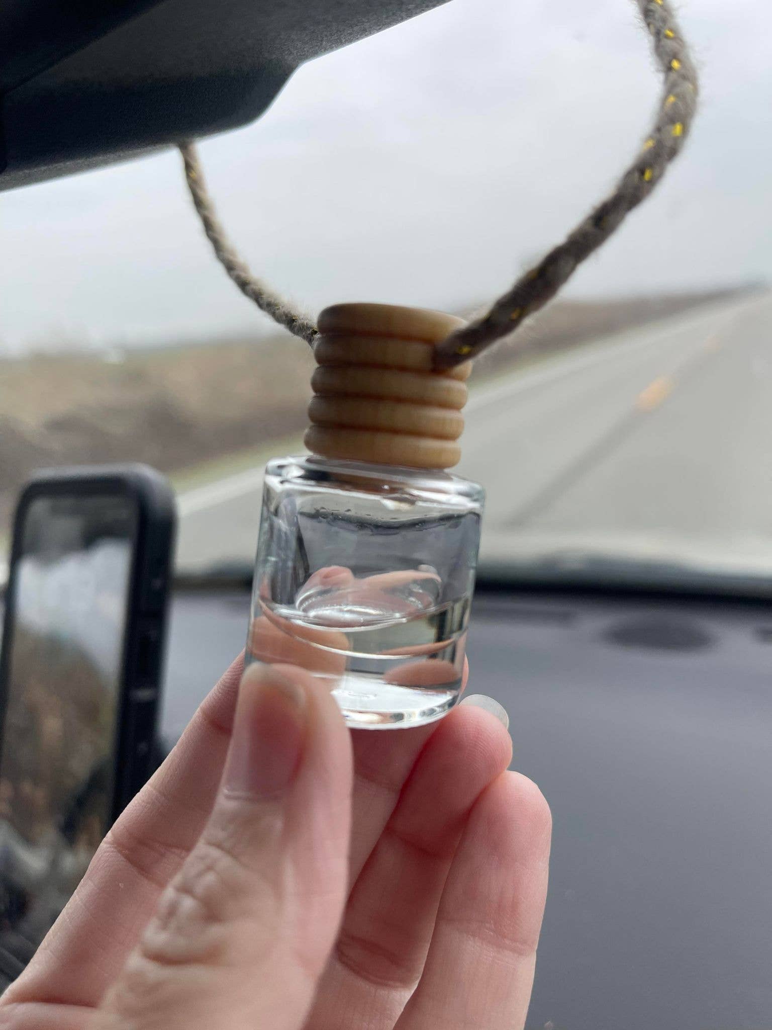 Amber & Driftwood Hanging Car Freshener Diffuser-Car Diffuser-Prairie Chicken Sticker Shop & Gifts-Deja Nu Boutique, Women's Fashion Boutique in Lampasas, Texas