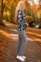 Avani del amour Tie Dye Embroidery Top-Tops-Avani del amour-Deja Nu Boutique, Women's Fashion Boutique in Lampasas, Texas