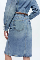 Bayeas Doris Long Sleeve Denim Dress in Island – Classic Meets Cool-Dresses-Bayeas-Deja Nu Boutique, Women's Fashion Boutique in Lampasas, Texas