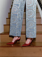 Bayeas Retro Light Blue Wide Leg Jeans-Jeans-Bayeas-Deja Nu Boutique, Women's Fashion Boutique in Lampasas, Texas