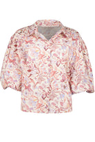 Bishop And Young Fancy Floral Tyra Puff Sleeve Top-Tops-Bishop And Young-Deja Nu Boutique, Women's Fashion Boutique in Lampasas, Texas