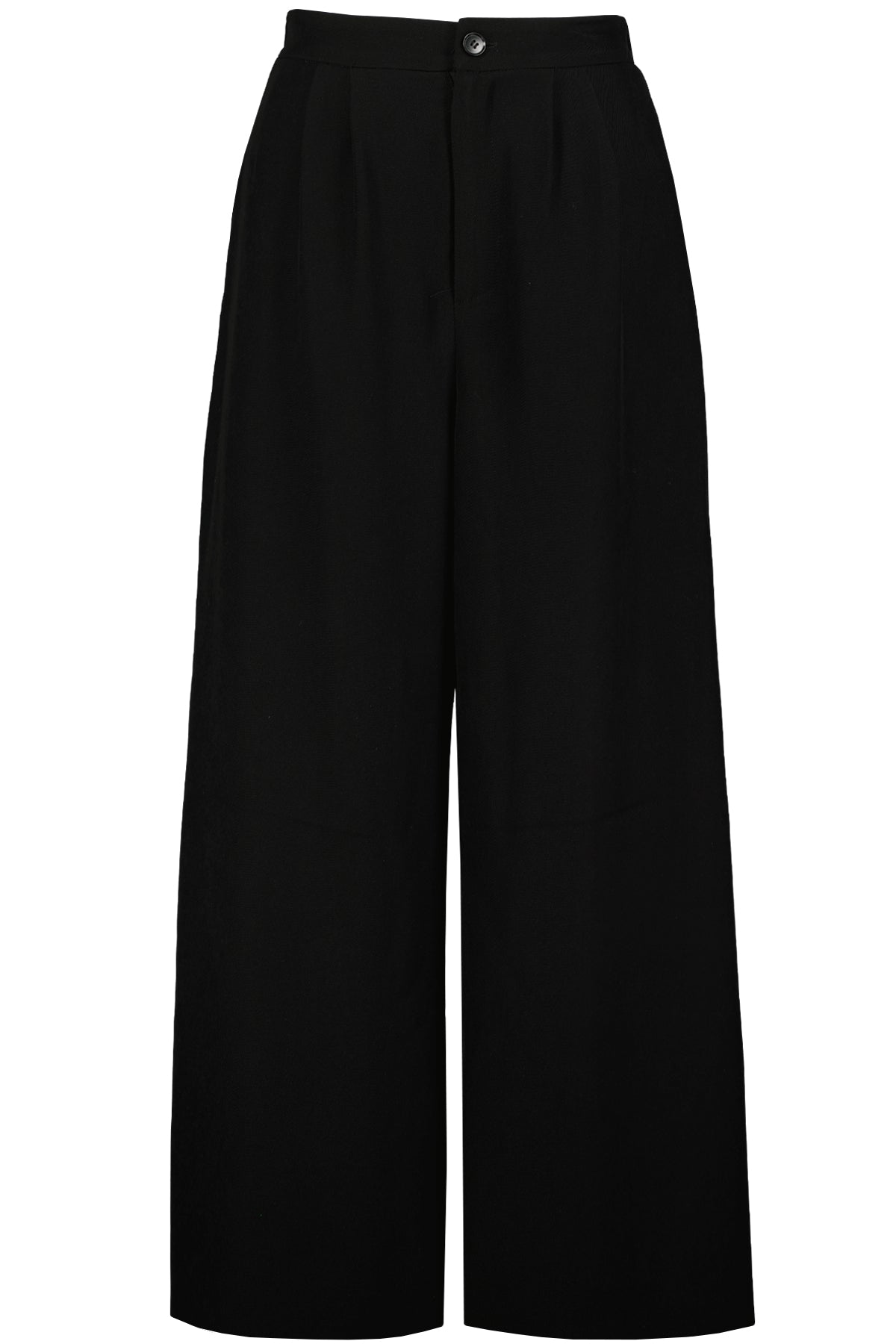 Bishop + Young Marbella Wide Leg Pant In Black-Pants-Bishop And Young-Deja Nu Boutique, Women's Fashion Boutique in Lampasas, Texas