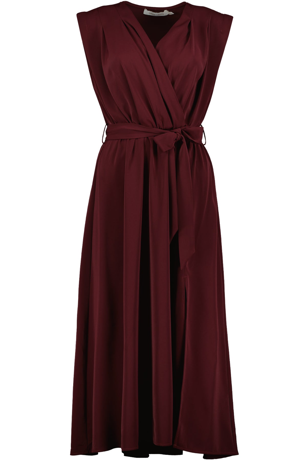 Bishop + Young Object Of Affection Aeries Wrap Dress In Bordeaux-Dresses-Bishop And Young-Deja Nu Boutique, Women's Fashion Boutique in Lampasas, Texas