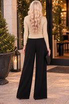 Bishop + Young Object Of Affection Lurex Bonita Twist Front Sweater In Gold-Sweaters-Bishop And Young-Deja Nu Boutique, Women's Fashion Boutique in Lampasas, Texas