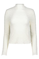 Bishop + Young Spencer Funnel Neck Lace Top – White Chelsea Girl-Tops-Bishop And Young-Deja Nu Boutique, Women's Fashion Boutique in Lampasas, Texas