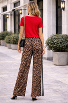 Bishop + Young Veronica Sporty Pant Leopard Print-Pants-Bishop And Young-Deja Nu Boutique, Women's Fashion Boutique in Lampasas, Texas