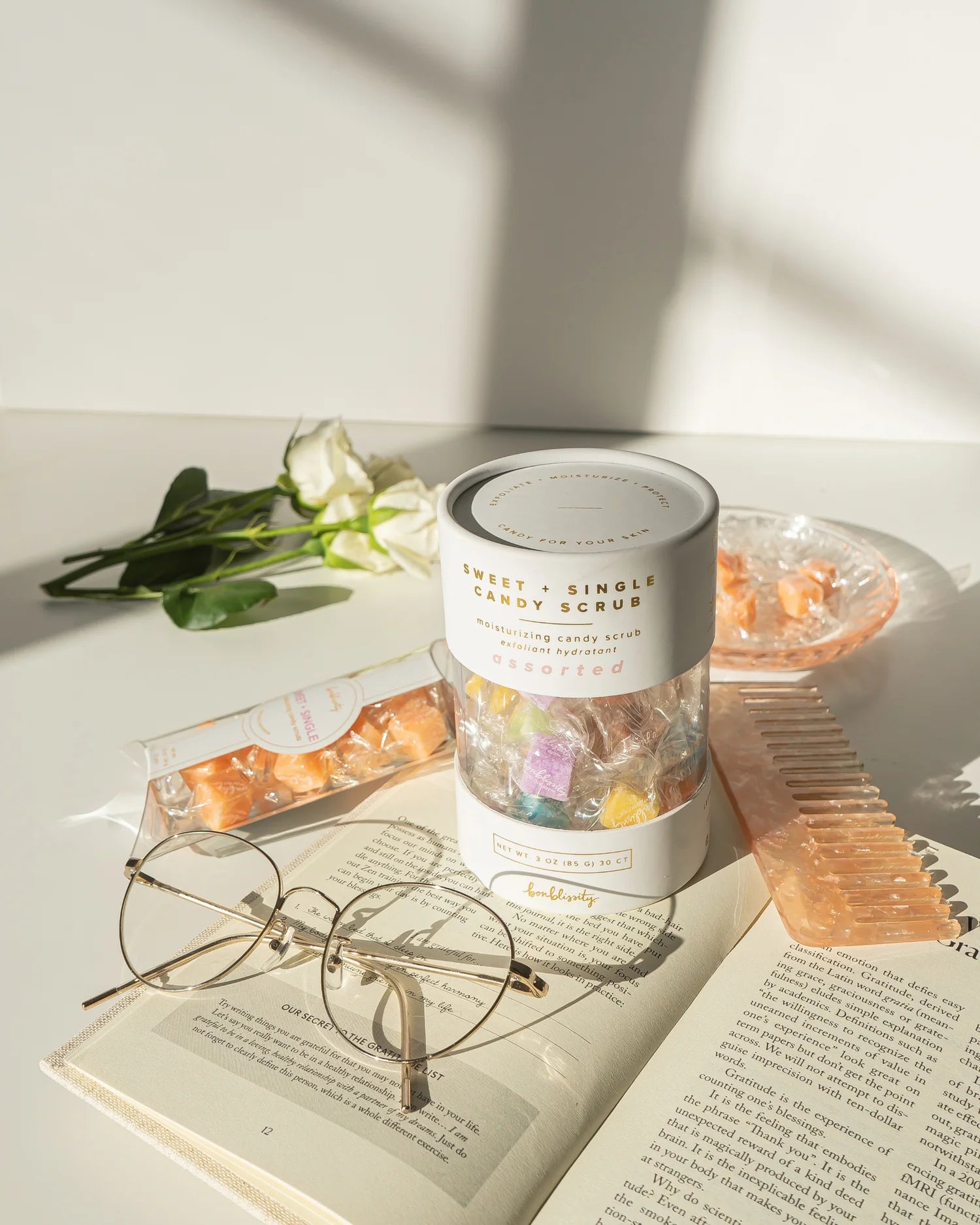 Bonblissity Assorted Sugar Cube Candy Scrub (30 pcs)-Sugar Scrub-Bonblissity-Deja Nu Boutique, Women's Fashion Boutique in Lampasas, Texas