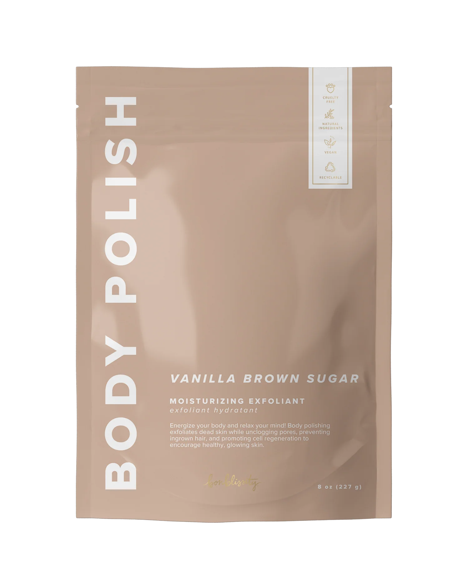 Bonblissity Body Polish Body Scrub – Vanilla Brown Sugar-body scrub-Bonblissity-Deja Nu Boutique, Women's Fashion Boutique in Lampasas, Texas