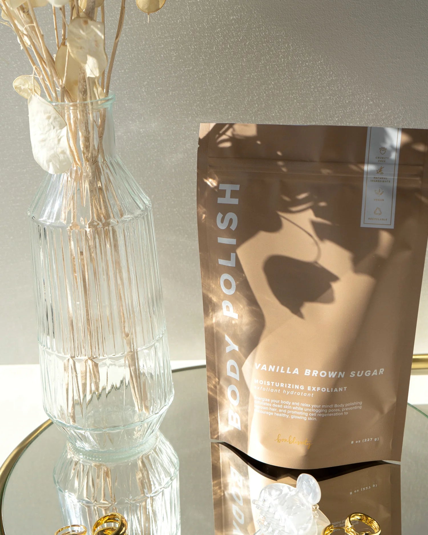 Bonblissity Body Polish Body Scrub – Vanilla Brown Sugar-body scrub-Bonblissity-Deja Nu Boutique, Women's Fashion Boutique in Lampasas, Texas