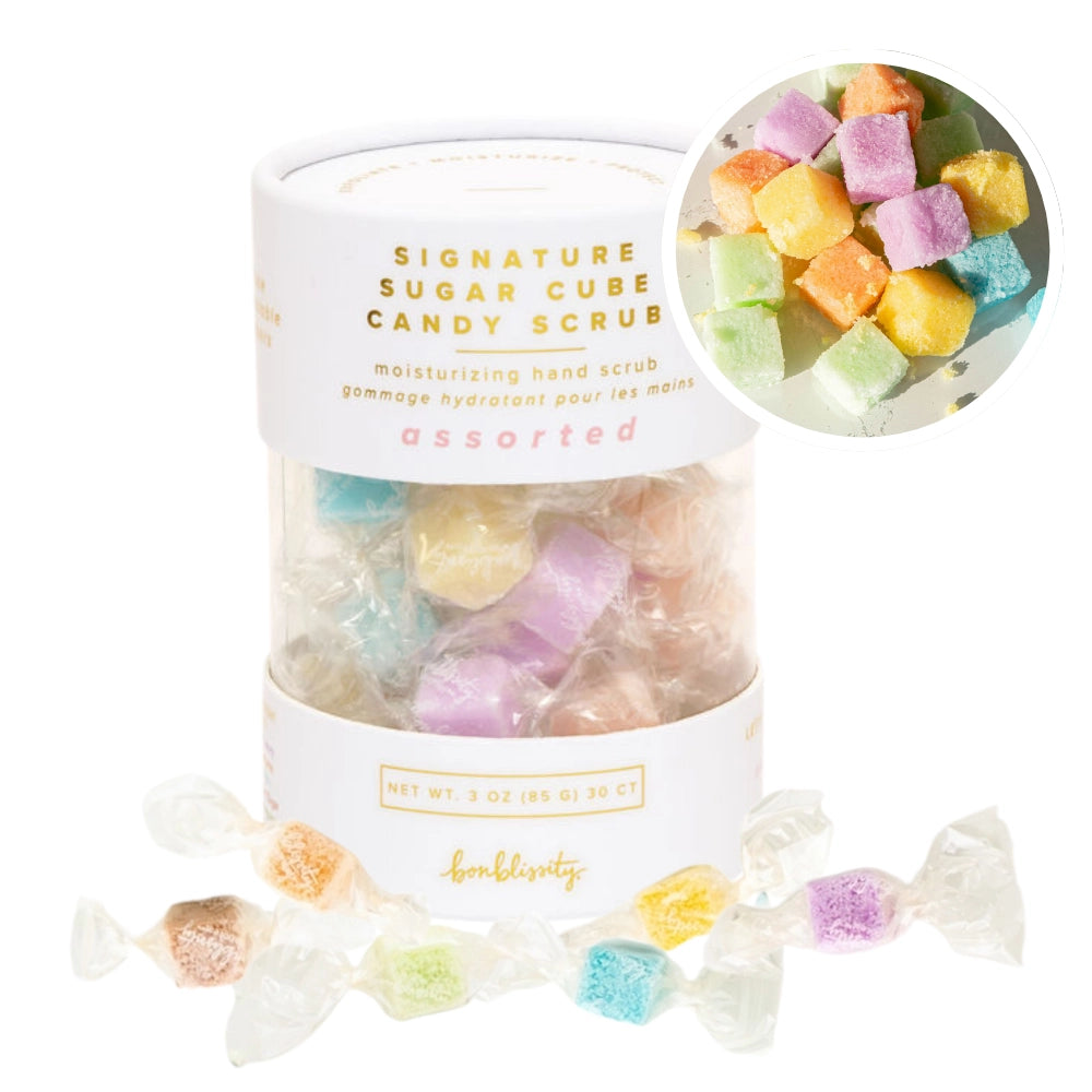 Bonblissity Assorted Sugar Cube Candy Scrub (30 pcs)-Sugar Scrub-Bonblissity-Deja Nu Boutique, Women's Fashion Boutique in Lampasas, Texas