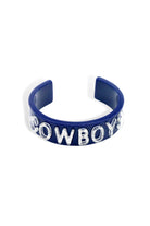 Brianna Cannon Dallas Cowboys Cuff-Bracelets-Brianna Cannon-Deja Nu Boutique, Women's Fashion Boutique in Lampasas, Texas