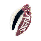 Brianna Cannon Gig'em Aggies Cross Stitch Headband-Scrunchies & Headbands-Brianna Cannon-Deja Nu Boutique, Women's Fashion Boutique in Lampasas, Texas