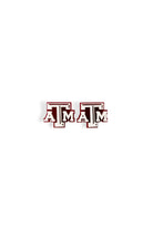 Brianna Cannon White Texas A&M Logo Studs-Earrings-Brianna Cannon-Deja Nu Boutique, Women's Fashion Boutique in Lampasas, Texas