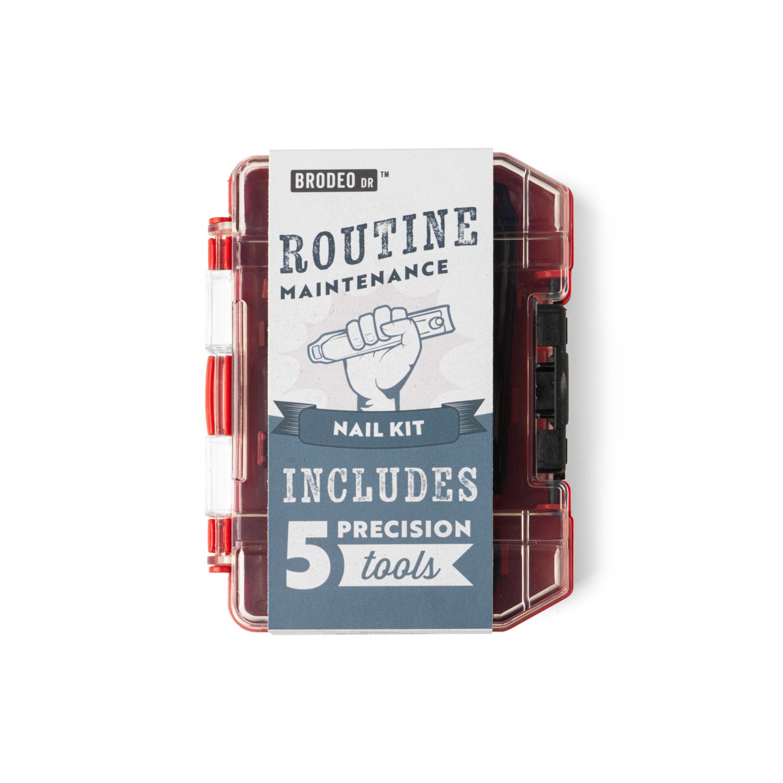 Brodeo Drive™ Routine Maintenance Nail Kit – 5-Piece Carbon Steel Grooming Set in Tool Case-tool set-Brodeo Drive-Deja Nu Boutique, Women's Fashion Boutique in Lampasas, Texas