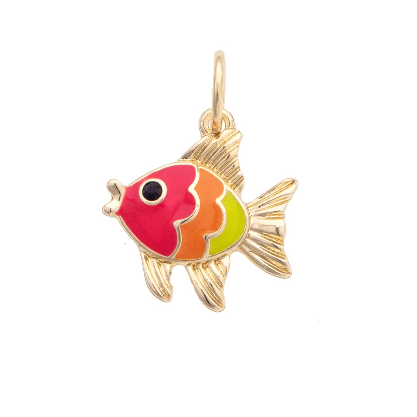 Canvas Style Enamel Tropical Fish Charm – Multi-charm-Canvas Style-Deja Nu Boutique, Women's Fashion Boutique in Lampasas, Texas