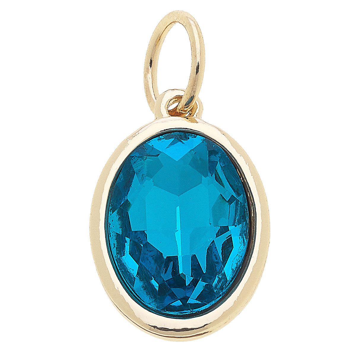 Canvas Style Glass Charm – Alexandrite or Aquamarine-Charms-Canvas Style-Deja Nu Boutique, Women's Fashion Boutique in Lampasas, Texas