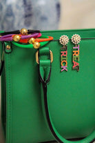 Canvas Style Halloween Enamel "Trick or Treat" Statement Earrings – Multi-Earrings-Canvas Style-Deja Nu Boutique, Women's Fashion Boutique in Lampasas, Texas