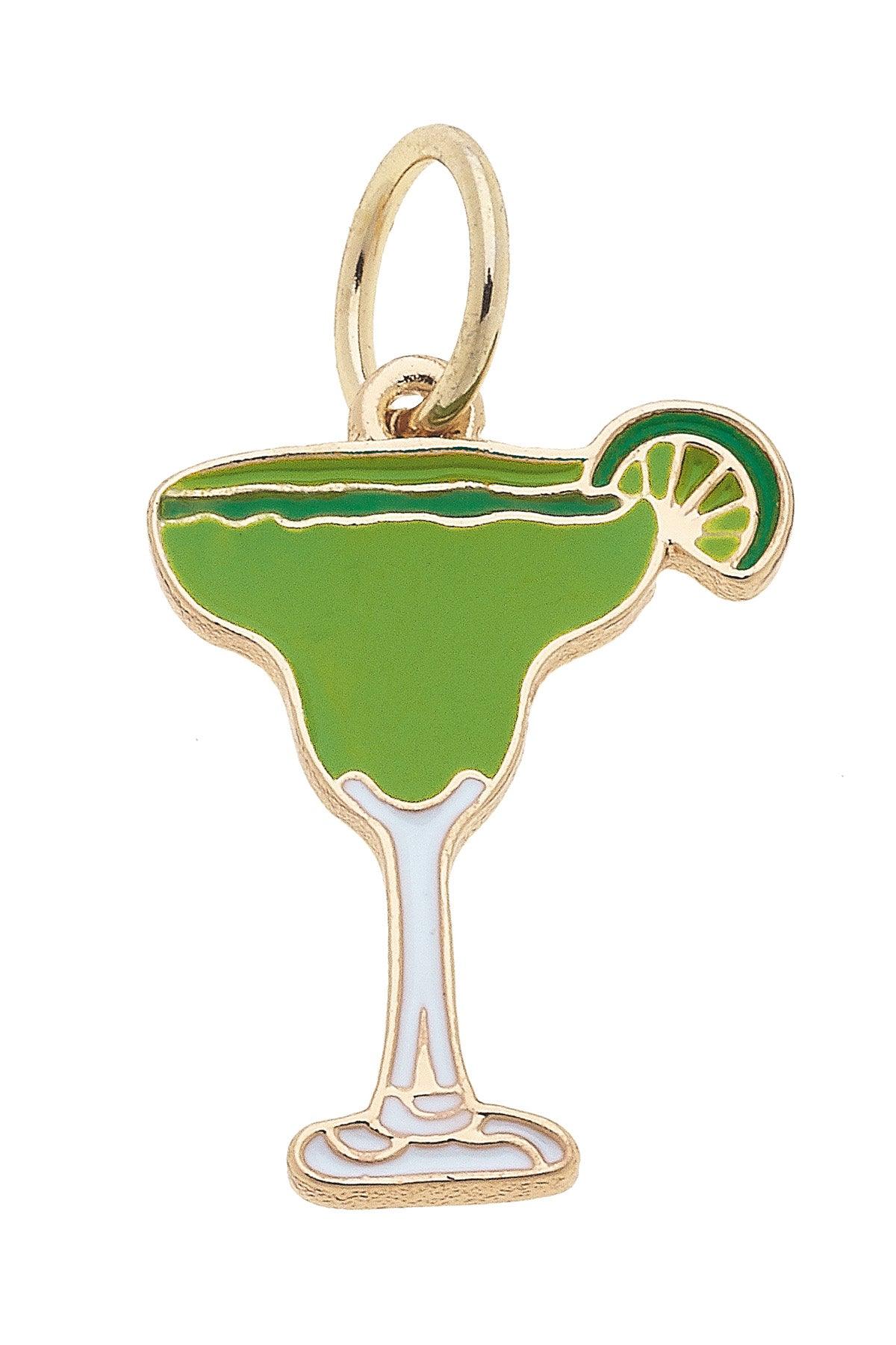 Canvas Style Margarita Charm in Green – Sip Happens!-Charms-Canvas Style-Deja Nu Boutique, Women's Fashion Boutique in Lampasas, Texas