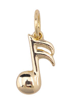 Canvas Style Music Note Charm in Shiny Gold 18K Triple Gold Plated-Charms-Canvas Style-Deja Nu Boutique, Women's Fashion Boutique in Lampasas, Texas