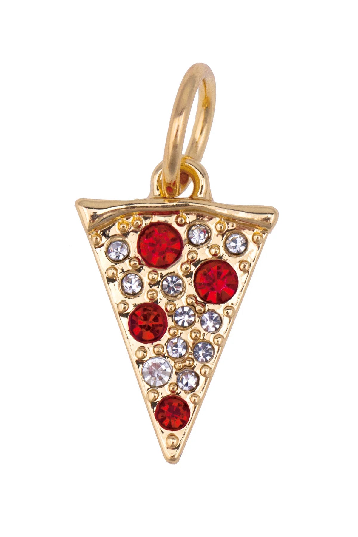 Canvas Style Pave Pizza Charm in Multi | 18K Gold Plated-Charms-Canvas Style-Deja Nu Boutique, Women's Fashion Boutique in Lampasas, Texas