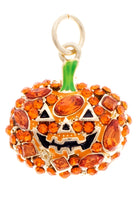 Canvas Style Pave Pumpkin Charm in Orange with Gold Plating-charm-Canvas Style-Deja Nu Boutique, Women's Fashion Boutique in Lampasas, Texas