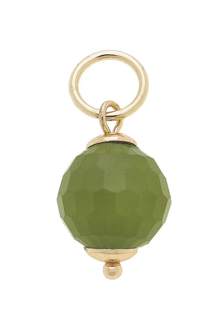Canvas Style Resin Bead Charm in Red, Green, Lime Green & Fuchsia In 18K Gold Plated-Charms-Canvas Style-Deja Nu Boutique, Women's Fashion Boutique in Lampasas, Texas