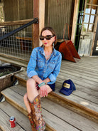 Canvas Style Rio Rancho Beaded Stretch Bracelet Set of 2 in Turquoise-Bracelets-Canvas Style-Deja Nu Boutique, Women's Fashion Boutique in Lampasas, Texas