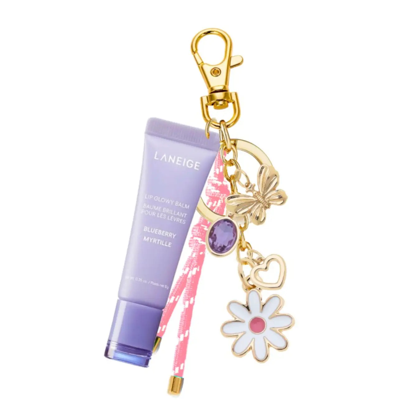 Canvas Style Secret Garden Cluster Bag Charm – Pink & Shiny Gold-purse charm-Canvas Style-Deja Nu Boutique, Women's Fashion Boutique in Lampasas, Texas